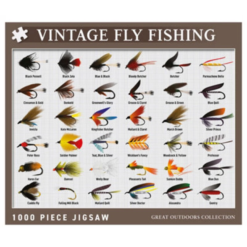 Image of Coach House Partners Vintage Fly Fishing 1000 Piece Jigsaw