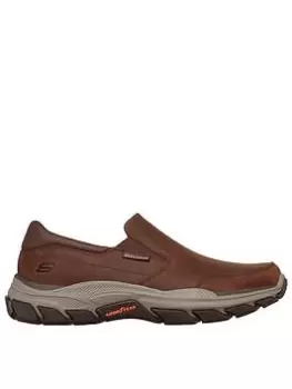 Image of Skechers Respected Calum Shoe, Dark Brown, Size 8, Men