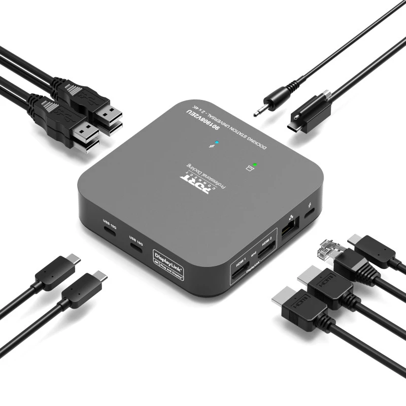 Image of Port Designs Port Connect Universal Travel dock. Includes 2 x HDMI por