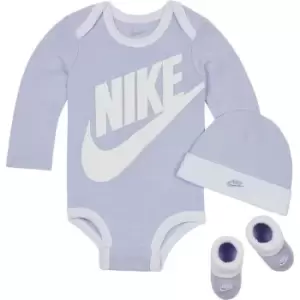 Image of Nike Futura Bootie, Bodysuit and Hat Set - Purple