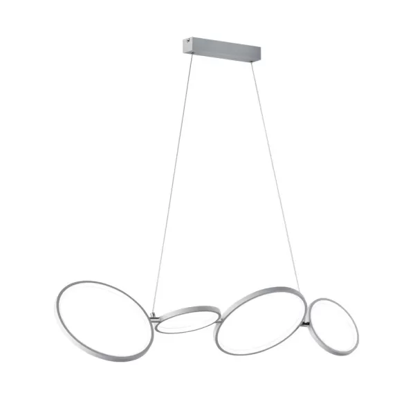 Image of Rondo Modern 37W LED Pendant Ceiling Light White Matt 3000K