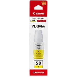 Image of Canon GI50 Yellow Ink Cartridge