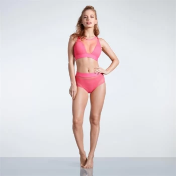 Image of USA Pro Hi Mesh Bikini Bottoms - Pink