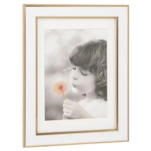 Image of White Gold Frame 5x7