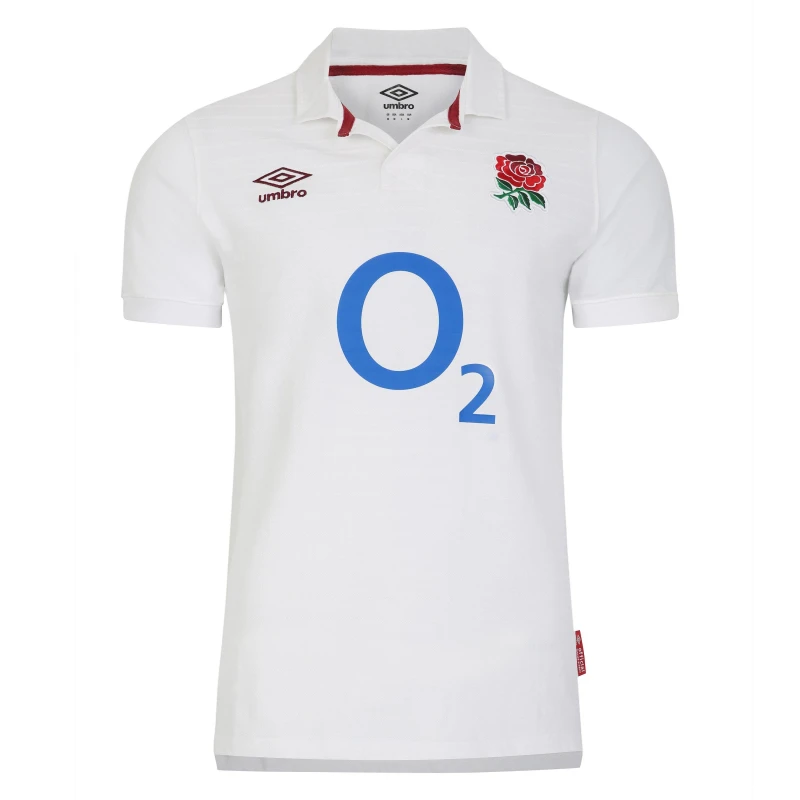 Image of Umbro England Rugby Home Classic Shirt 2023 Six Nations - White White M