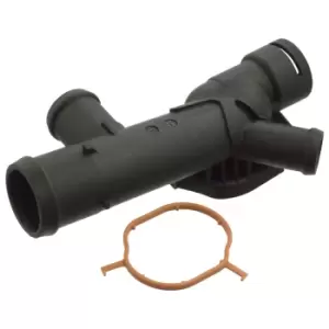 Image of Febi Bilstein Radiator Coolant Flange 106011 Genuine replacement part for Car