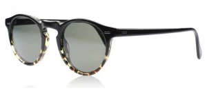 Image of Oliver Peoples Gregory Peck Sun Sunglasses Sun Black / Tortoise 1178P1 48mm