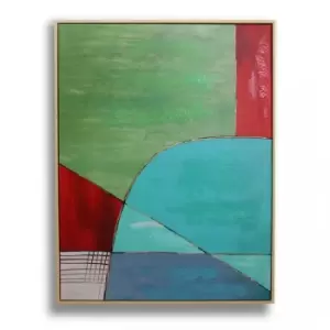 Image of Pn Home - Abstract Wall Art Hand Finished Framed Canvas Print Home Decoration Piece Conform Framed Print