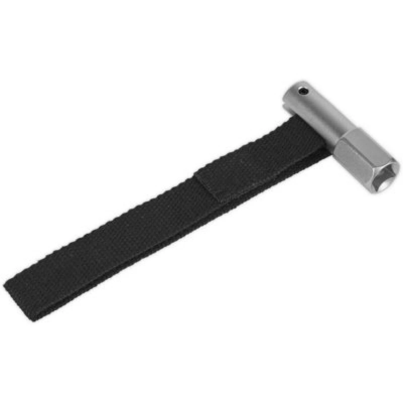 Image of Loops 1/2" Sq Drive Oil Filter Strap Wrench - 120mm Diameter Capacity - Nylon Strap Multi
