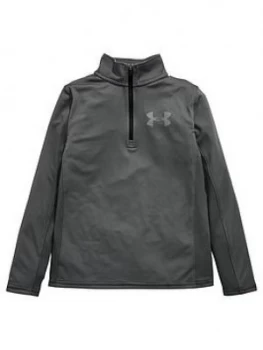 Image of Urban Armor Gear Boys 14 Zip Long Sleeve Top Black Size 11 12 Years