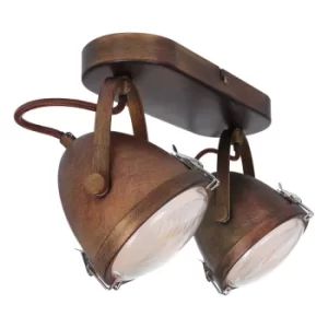 Image of Paco Ceiling Light Brown Spotted