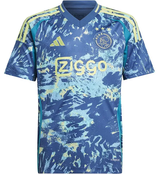 Image of adidas Ajax Amsterdam Away Shirt 2024 2025 Juniors Domestic Replica Shirts 7-8 Years Blue 36823718175