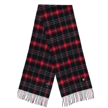 Image of Lyle and Scott Tartan Scarf - Black