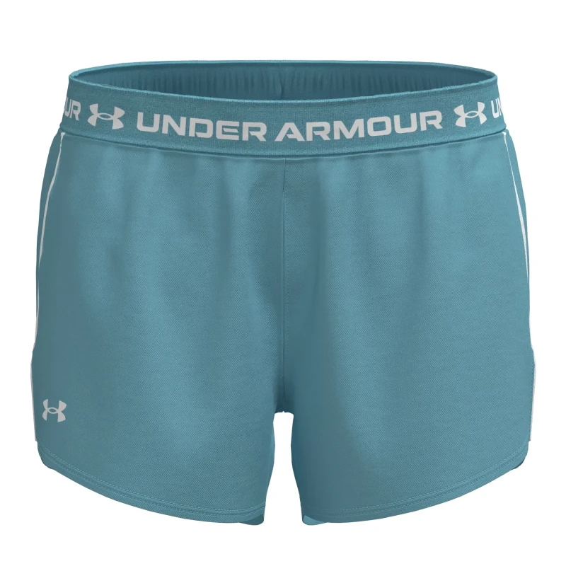 Image of Under Armour Play Up Shorts Womens Blue Haze/Blue female 10 (S)