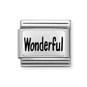 Image of Nomination Classic Silver Wonderful Charm