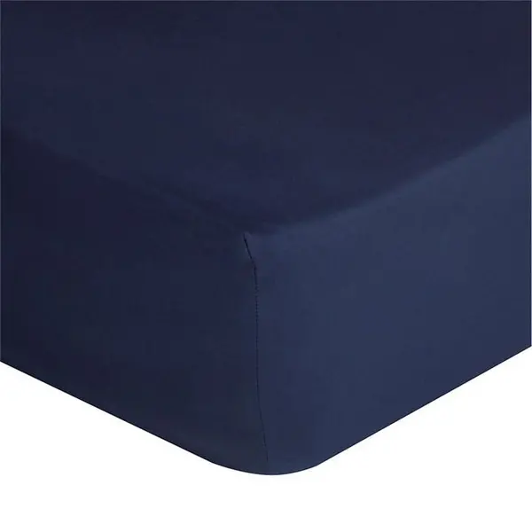 Image of Ralph Lauren Home Polo Player Fitted Sheet - Blue Double