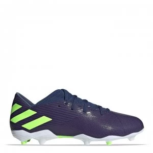 Image of adidas Nemeziz Messi 19.3 Football Boots Firm Ground - Indigo/Green