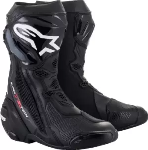 Image of Alpinestars Supertech R Motorcycle Boots, black, Size 48, black, Size 48