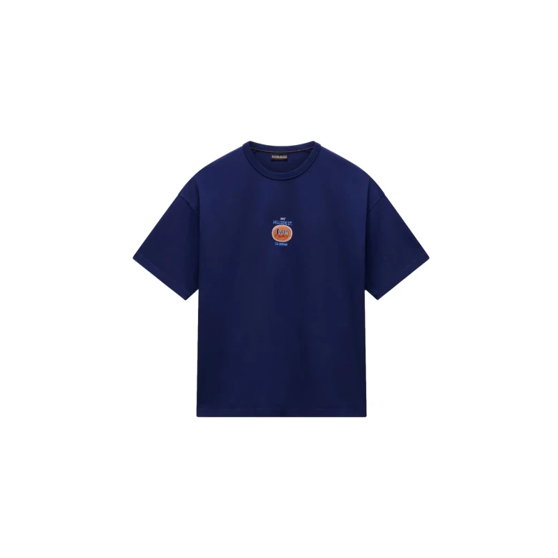 Image of Napapijri Napa Krous Tee Mens Naval Acade male M