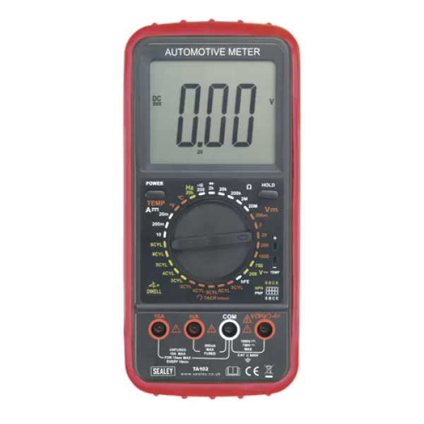 Image of Genuine SEALEY TA102 Digital Automotive Analyser 11 Function