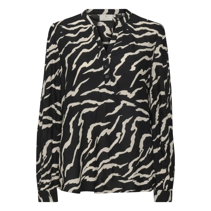 Image of Kaffe Womens blouse KAFFE Somia Noir Female 42
