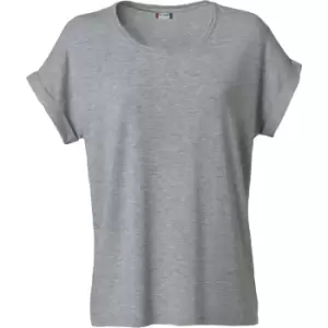 Image of Clique Womens/Ladies Katy Loose Fit T-Shirt (M) (Grey Melange)