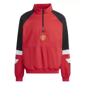Image of adidas Manchester United FC Icon Retro Jacket Mens - Red