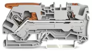 Image of Wago 2106-5201 Terminal Block, Dinrail, 2Ways, 8Awg