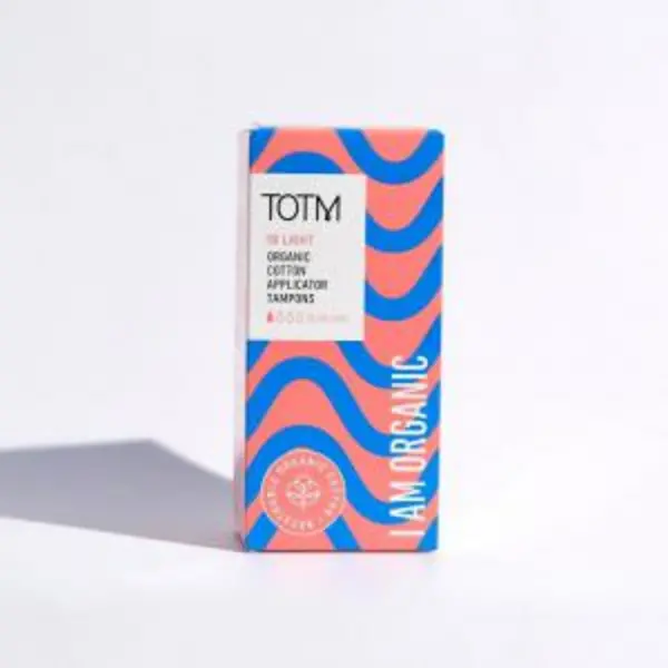 Image of TOTM Organic Cotton Applicator Tampon Light Pack 18 - 0606003 48481CP EXR48481CP