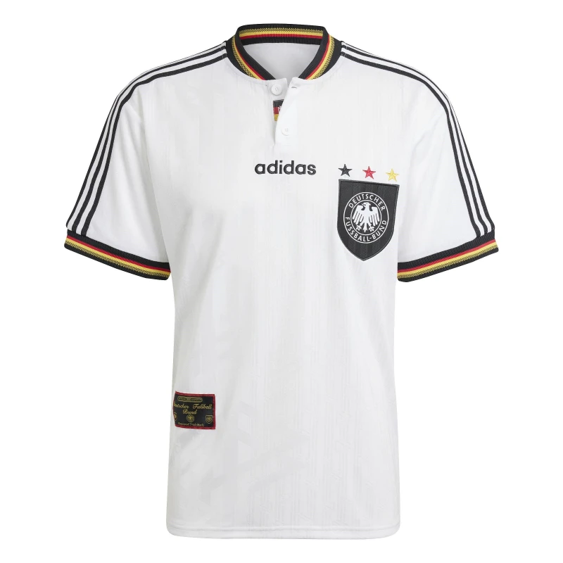 Image of adidas Germany Home Shirt 1996 Adults - White White S