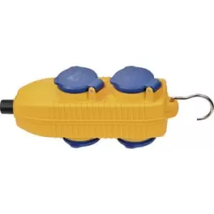 Image of Brennenstuhl 1081070010 Power strip (w/o switch) Blue, Yellow