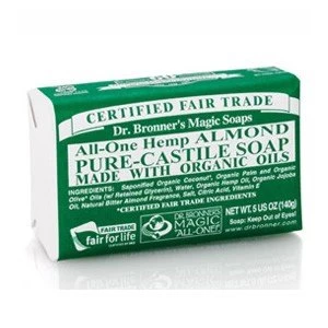 Image of Dr. Bronner39s Organic Pure Castile Almond Soap 140g