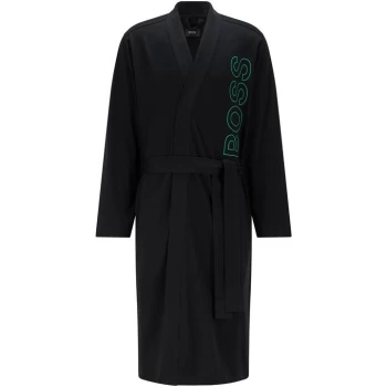 Image of Boss Identity Dressing Gown - Black 001