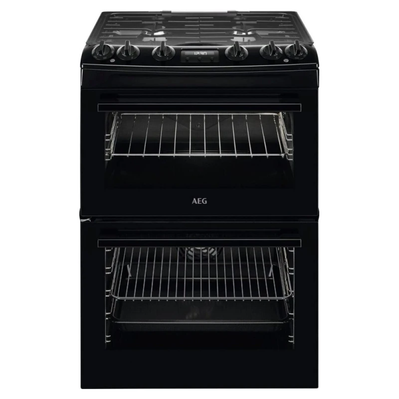 Image of AEG CKX6540ACB 5000 SurroundCook 60cm Dual Fuel Cooker - Black 948905192 Black