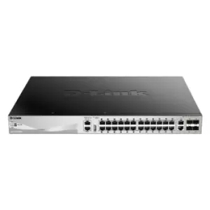 Image of D-Link 30-Port Lite Layer 3 Stackable Managed PoE Switch DGS-3130-30PS
