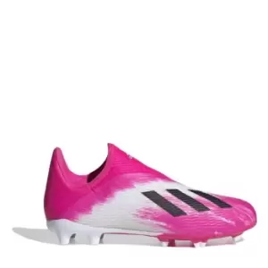 Image of adidas X 19.3 Laceless Childrens FG Football Boots - Pink