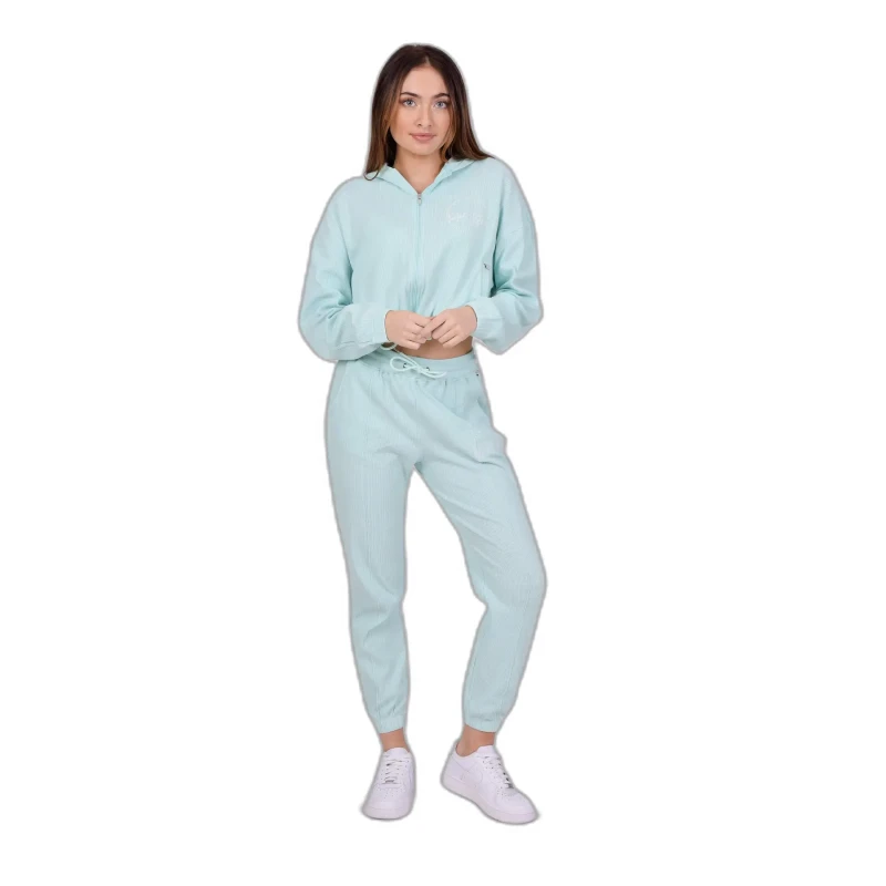 Image of Project X Paris Womens hooded sweatshirt Project X Paris Effet Nid D'Abeille Bleu Female M