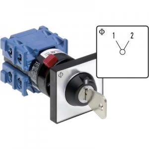 Image of Changeover switch 20 A 1 x 60 Grey Black