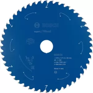 Image of Bosch Expert Wood Cutting Cordless Mitre Saw Blade 216mm 48T 30mm