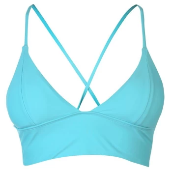 Image of SoulCal Cross Back Bikini Top Ladies - Blue