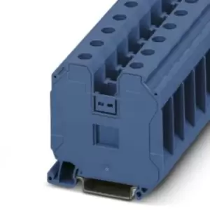 Image of Phoenix Contact Ut 35 Bu Terminal Block, Din Rail, 2Pos, 6Awg