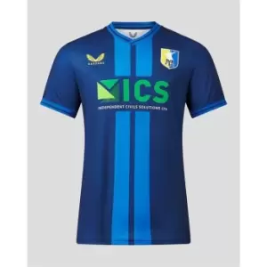 Image of Castore Mansfield Town Third Shirt 2023 2024 Adults - Blue