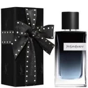 Image of Yves Saint Laurent Y Christmas 2021 Pre-Wrapped Limited Edition Eau de Parfum For Him 100ml