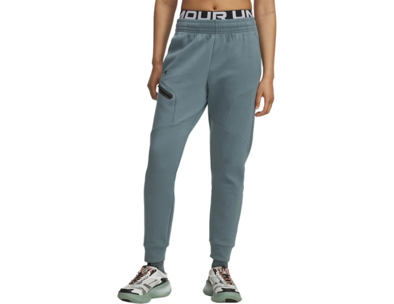 Image of Under Armour Unstoppable Fleece Sweatpants Women Blue C587 L