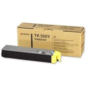 Image of Kyocera TK520Y Yellow Laser Toner Ink Cartridge