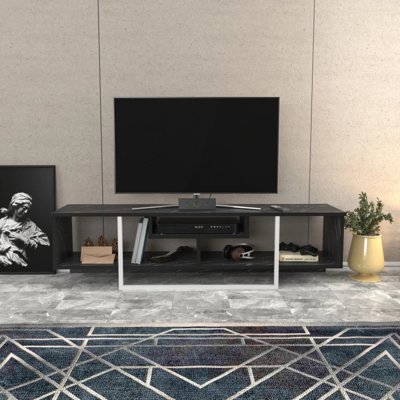 Image of Decorotika Asal TV Stand TV Unit for TVs up to 55" White