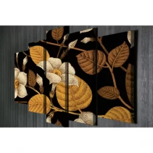 Image of BC106 Multicolor Decorative Canvas Painting (5 Pieces)