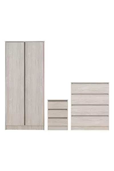 Image of Malvern 2 Door Wardrobe Bedroom Set