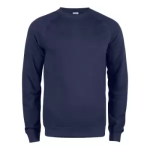 Image of Clique Mens Premium Round Neck Sweatshirt (L) (Dark Navy)