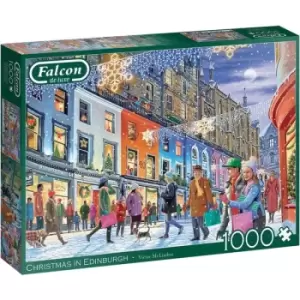 Image of Jumbo Falcon de luxe Christmas in Edinburgh 1000 Piece Jigsaw Puzzle